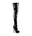 SULTRY-4000 Plateau Stiefel - Schwarz | Fabulicious